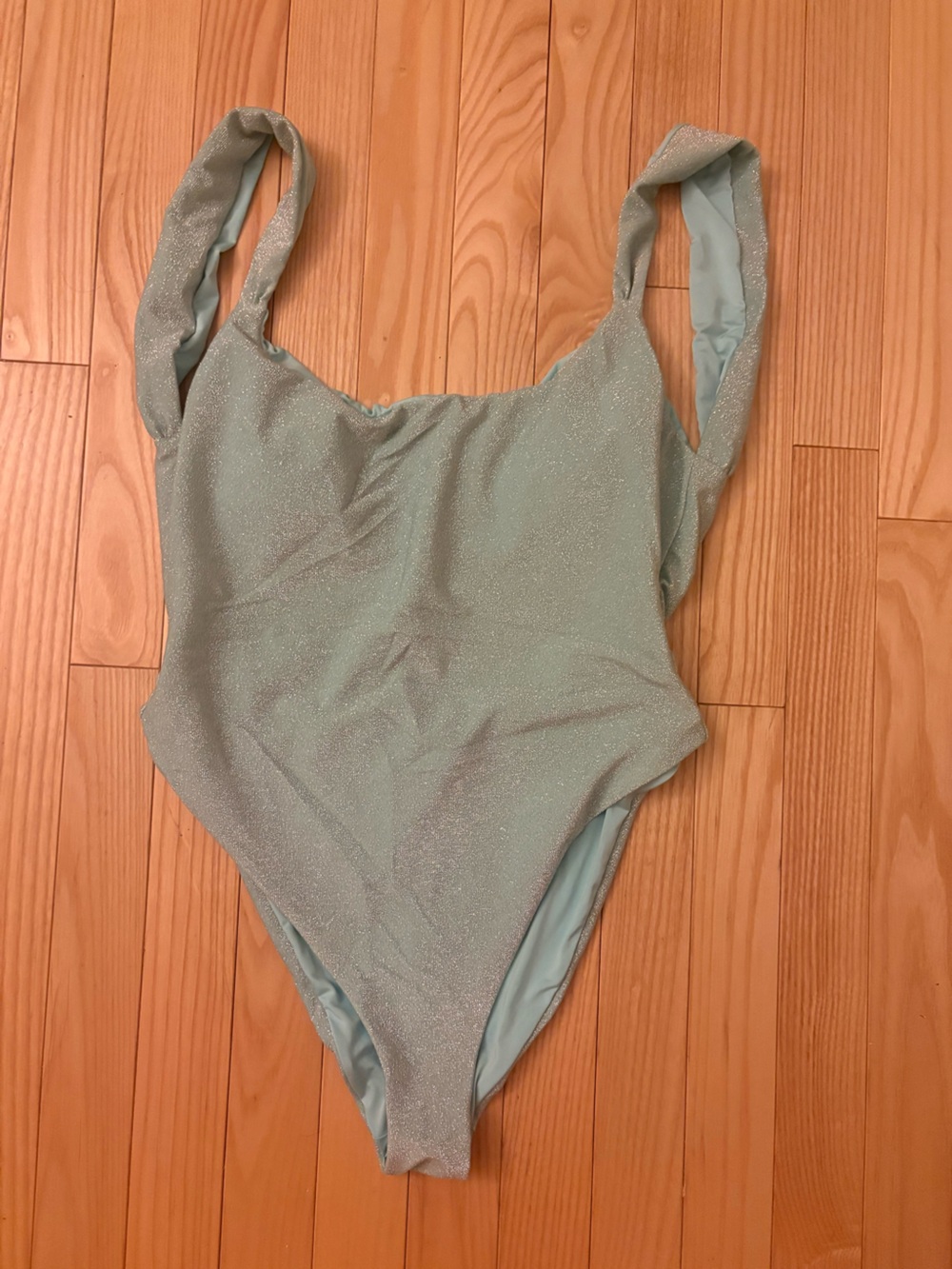 Dippin' Daisy's Sparkle One-Piece Swimsuit in Light Aqua